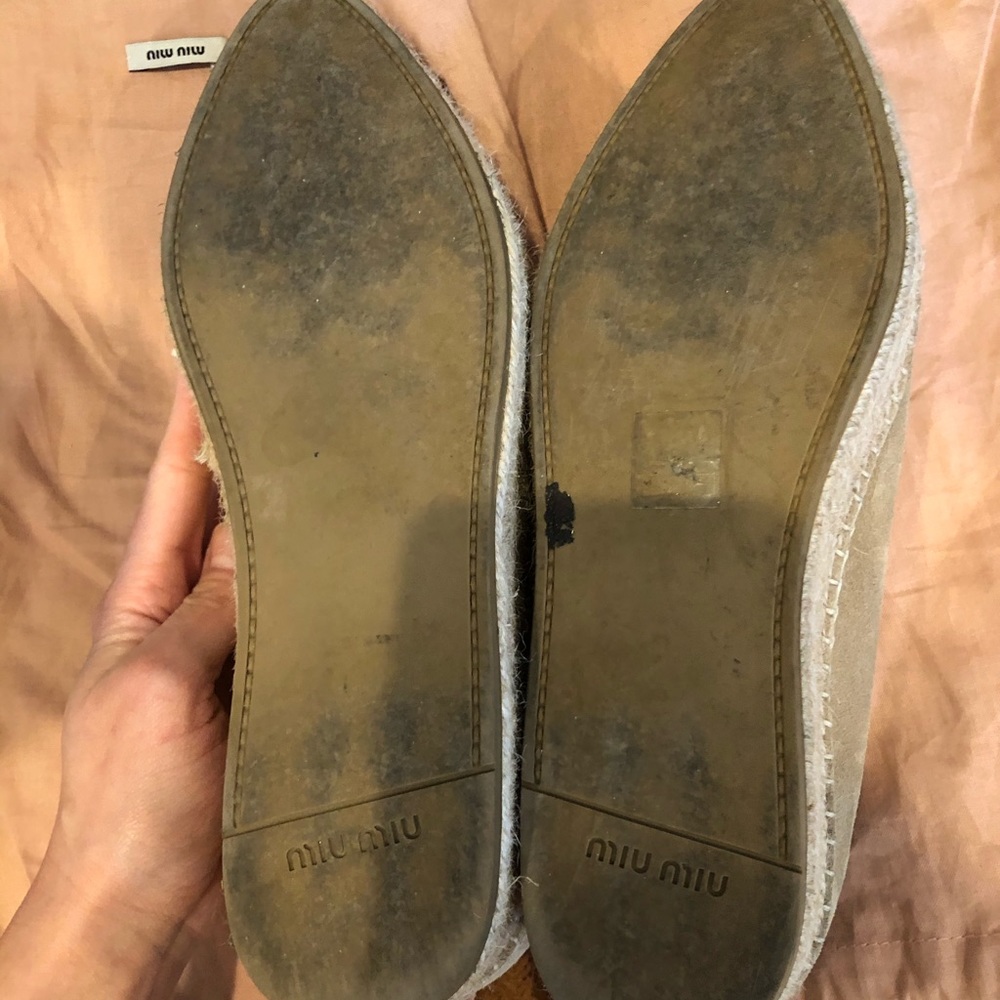 Miu Miu Platform Espadrilles - image 7